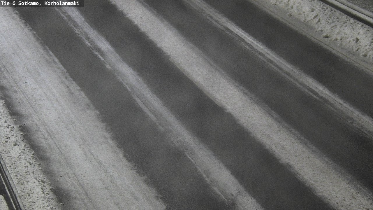 Weather Camera Image Väg 6 Sotkamo, Korholanmäki, Sotkamo, Kainuu