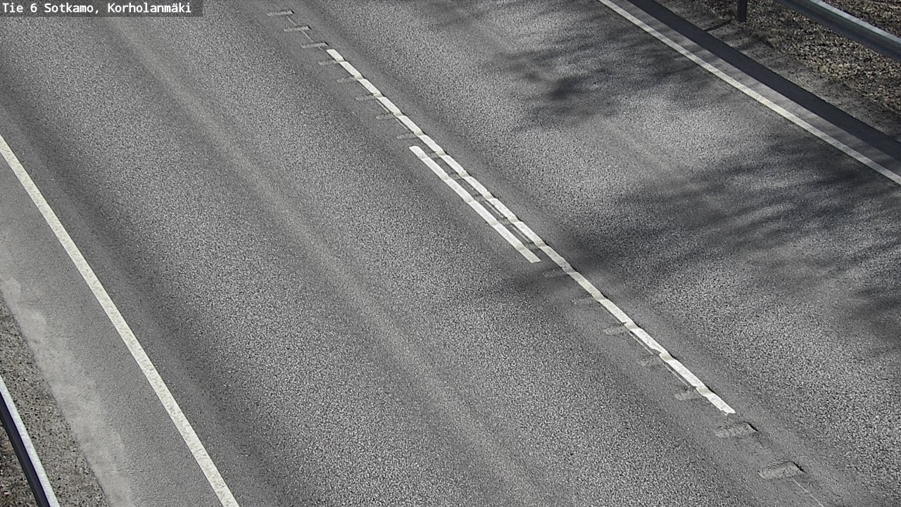 Weather Camera Image Väg 6 Sotkamo, Korholanmäki, Sotkamo, Kainuu