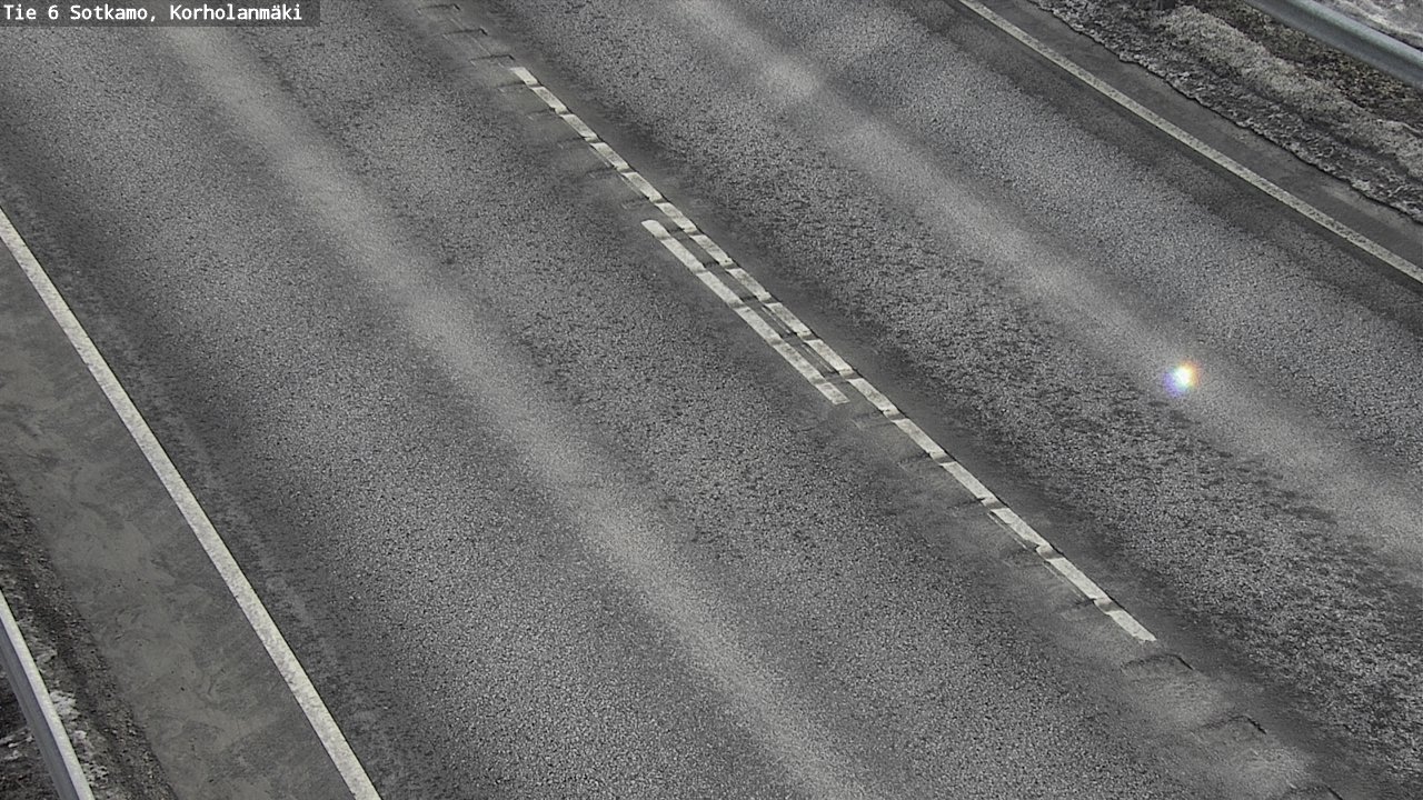 Weather Camera Image Väg 6 Sotkamo, Korholanmäki, Sotkamo, Kainuu