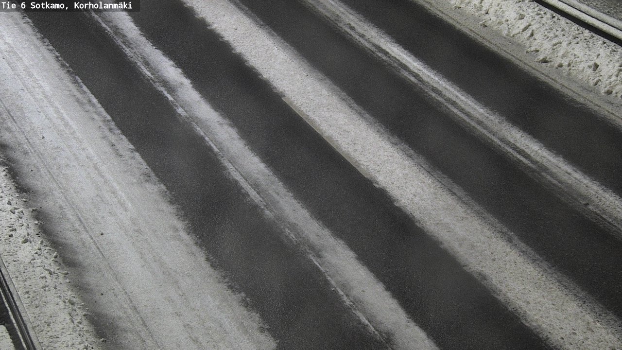 Weather Camera Image Väg 6 Sotkamo, Korholanmäki, Sotkamo, Kainuu