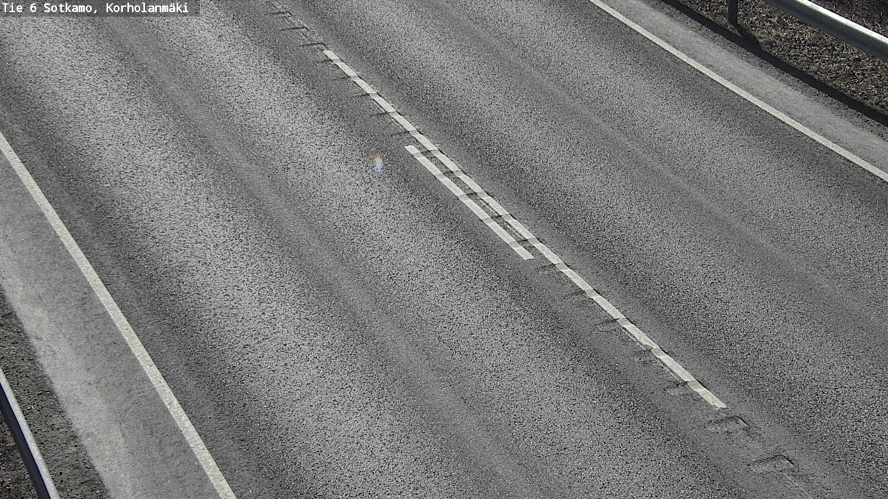 Weather Camera Image Väg 6 Sotkamo, Korholanmäki, Sotkamo, Kainuu