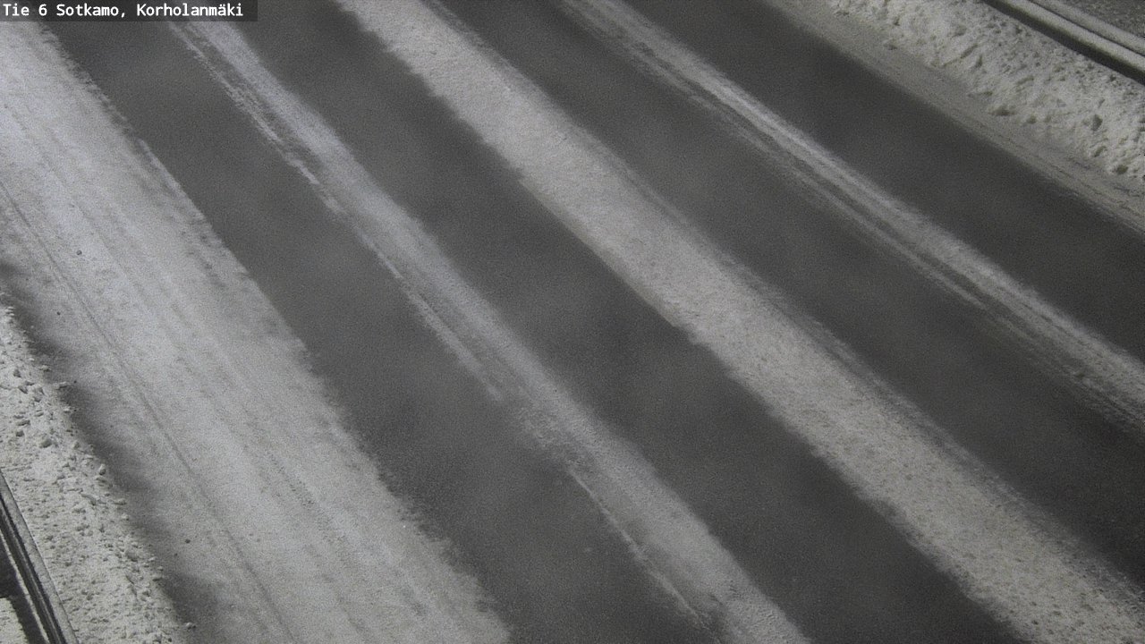 Weather Camera Image Väg 6 Sotkamo, Korholanmäki, Sotkamo, Kainuu