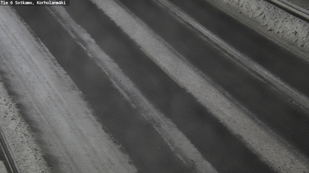 Weather Camera Image Väg 6 Sotkamo, Korholanmäki, Sotkamo, Kainuu
