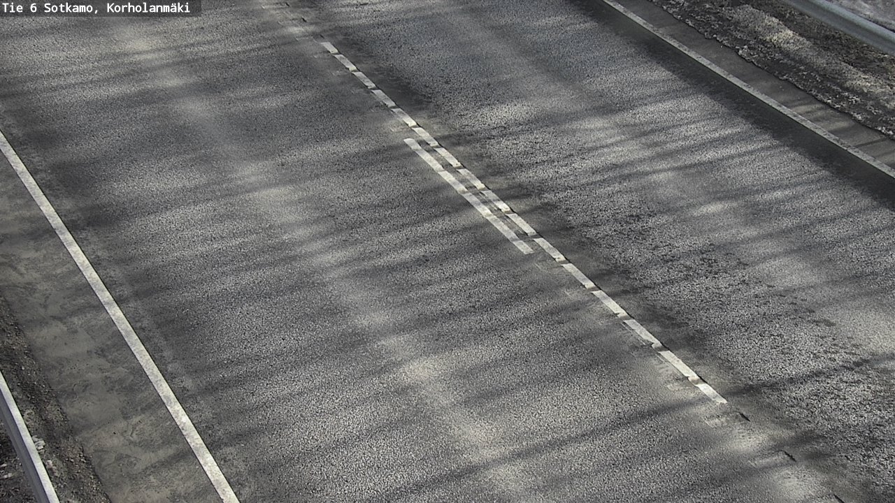 Weather Camera Image Väg 6 Sotkamo, Korholanmäki, Sotkamo, Kainuu