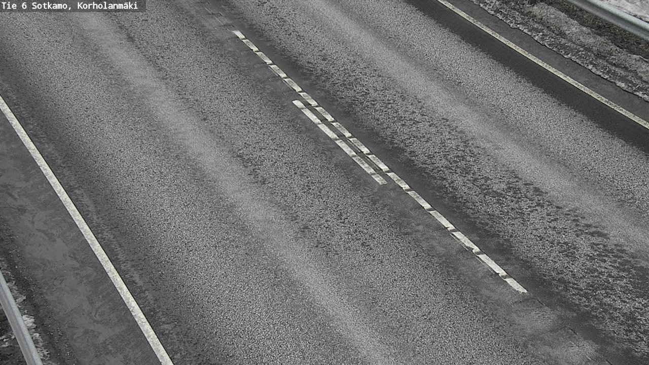 Weather Camera Image Väg 6 Sotkamo, Korholanmäki, Sotkamo, Kainuu