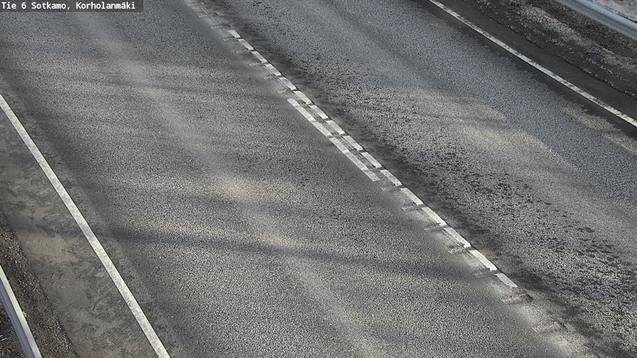 Weather Camera Image Väg 6 Sotkamo, Korholanmäki, Sotkamo, Kainuu