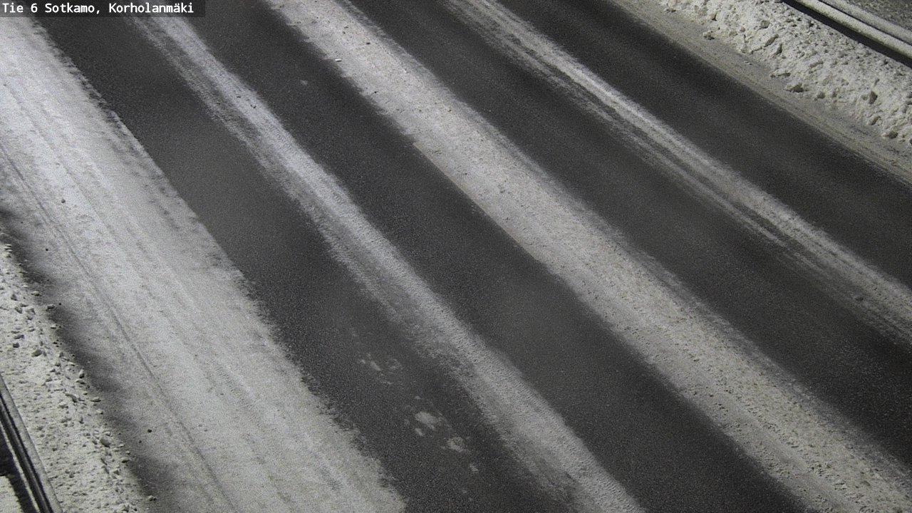 Weather Camera Image Väg 6 Sotkamo, Korholanmäki, Sotkamo, Kainuu