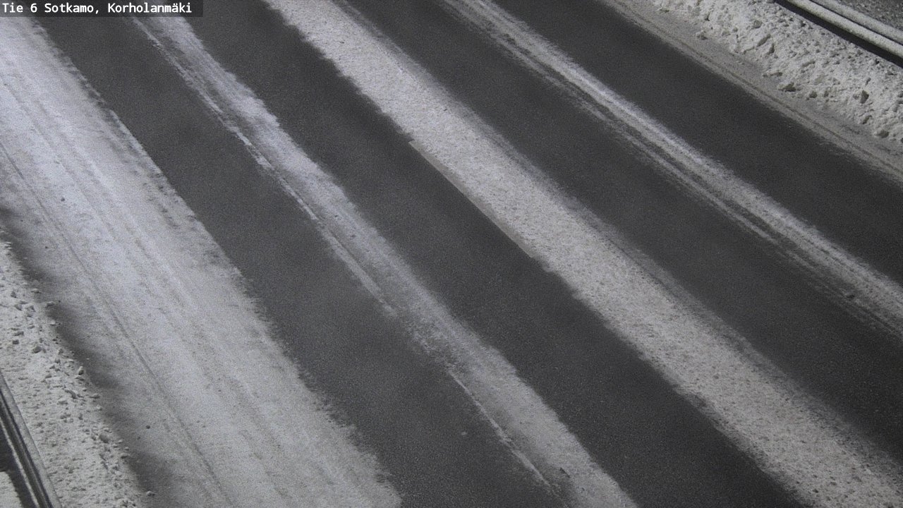 Weather Camera Image Väg 6 Sotkamo, Korholanmäki, Sotkamo, Kainuu