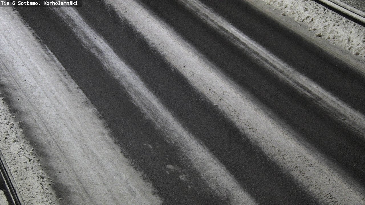 Weather Camera Image Väg 6 Sotkamo, Korholanmäki, Sotkamo, Kainuu