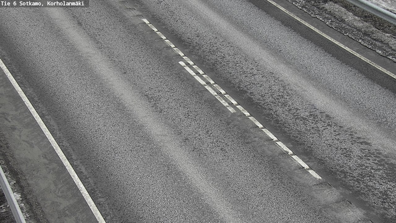 Weather Camera Image Väg 6 Sotkamo, Korholanmäki, Sotkamo, Kainuu