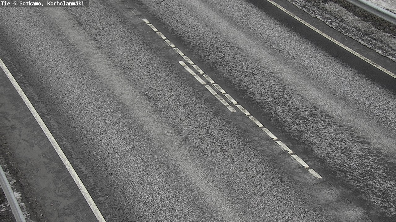 Weather Camera Image Väg 6 Sotkamo, Korholanmäki, Sotkamo, Kainuu