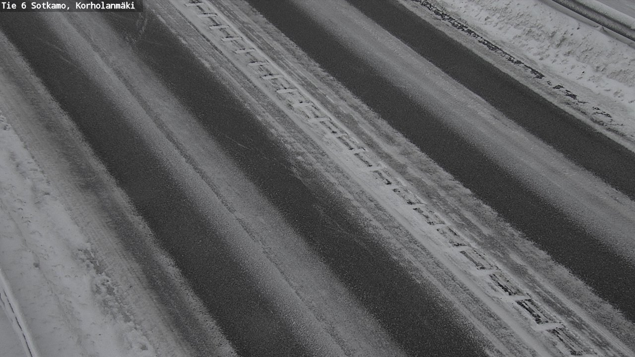 Weather Camera Image Väg 6 Sotkamo, Korholanmäki, Sotkamo, Kainuu