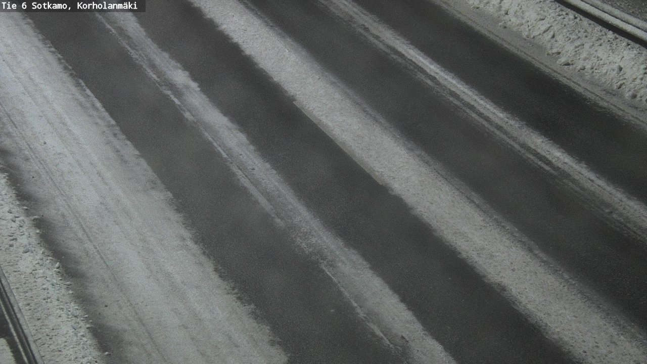 Weather Camera Image Väg 6 Sotkamo, Korholanmäki, Sotkamo, Kainuu