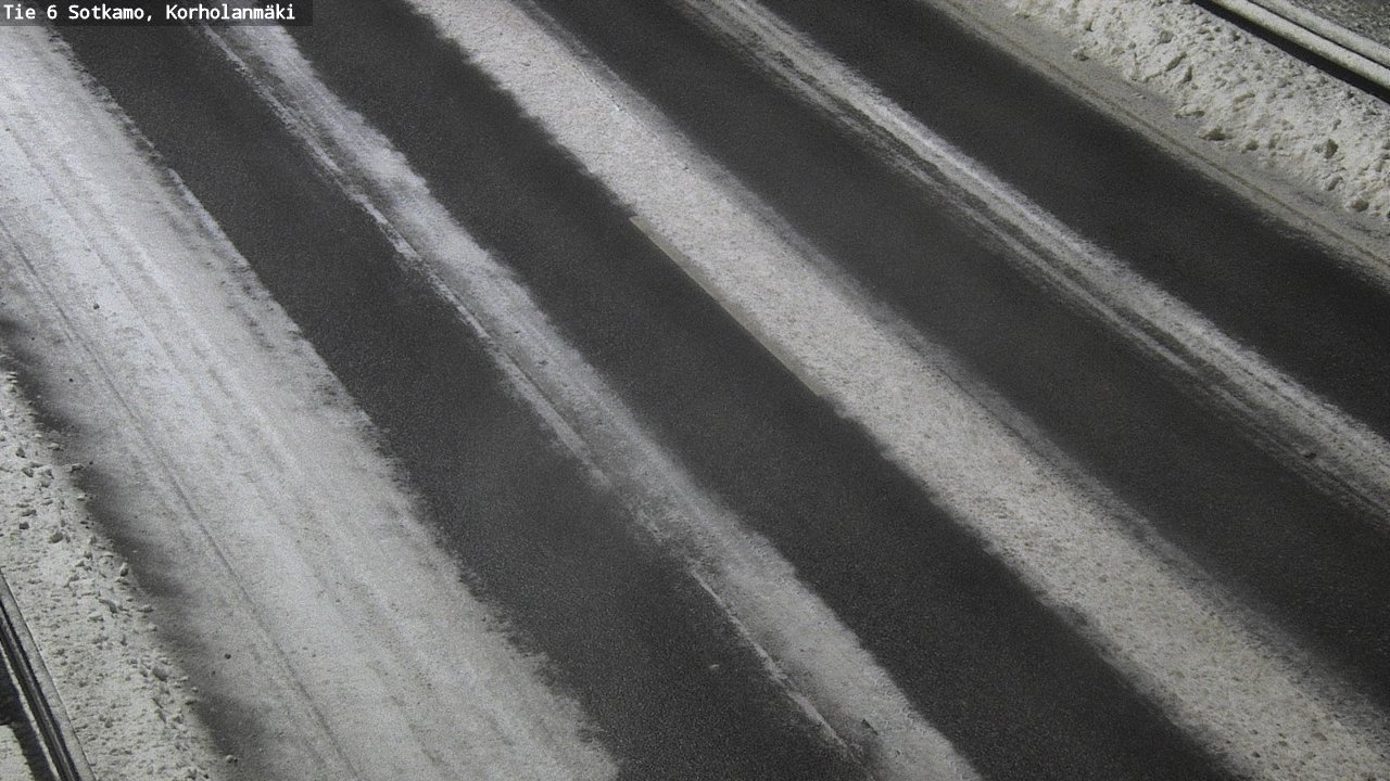 Weather Camera Image Väg 6 Sotkamo, Korholanmäki, Sotkamo, Kainuu