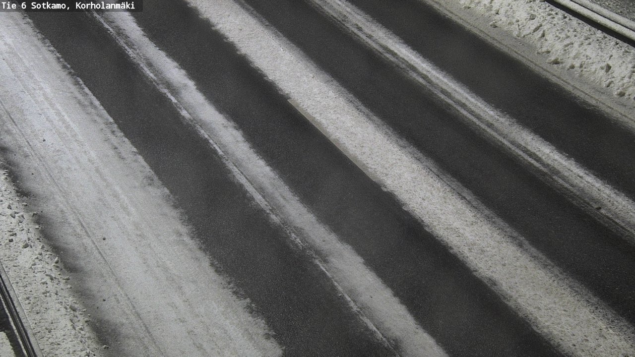 Weather Camera Image Väg 6 Sotkamo, Korholanmäki, Sotkamo, Kainuu