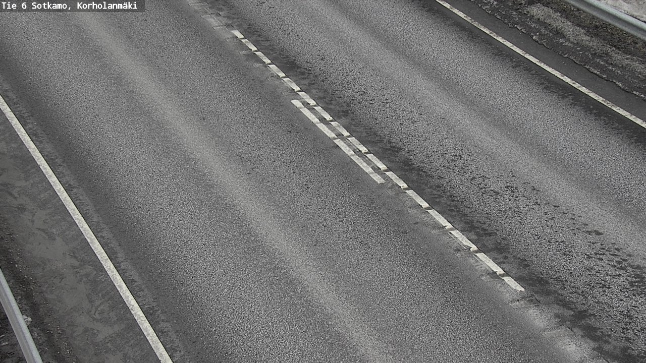 Weather Camera Image Väg 6 Sotkamo, Korholanmäki, Sotkamo, Kainuu