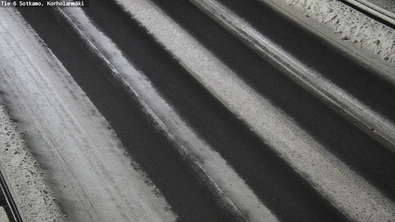 Weather Camera Image Väg 6 Sotkamo, Korholanmäki, Sotkamo, Kainuu