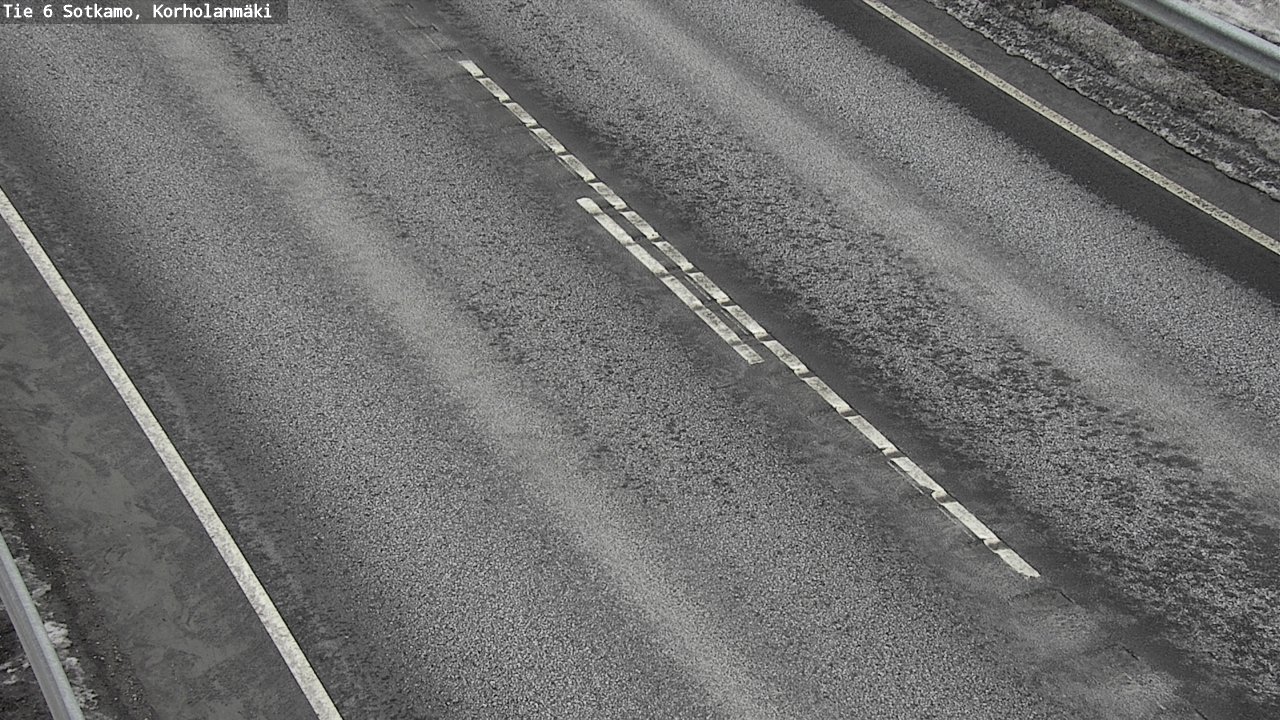 Weather Camera Image Väg 6 Sotkamo, Korholanmäki, Sotkamo, Kainuu