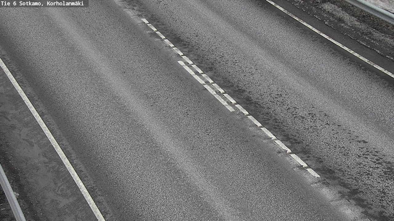 Weather Camera Image Väg 6 Sotkamo, Korholanmäki, Sotkamo, Kainuu