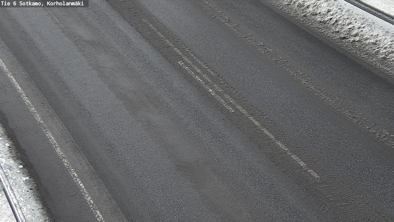 Weather Camera Image Väg 6 Sotkamo, Korholanmäki, Sotkamo, Kainuu
