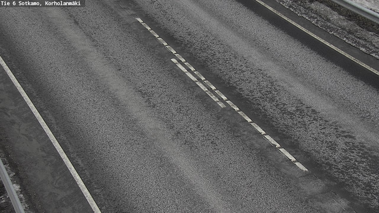 Weather Camera Image Väg 6 Sotkamo, Korholanmäki, Sotkamo, Kainuu