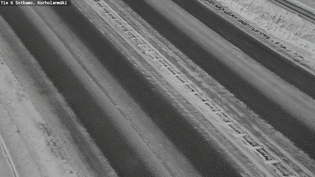 Weather Camera Image Väg 6 Sotkamo, Korholanmäki, Sotkamo, Kainuu
