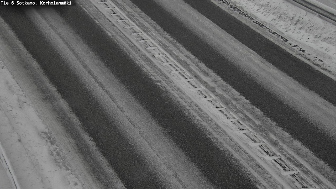 Weather Camera Image Väg 6 Sotkamo, Korholanmäki, Sotkamo, Kainuu