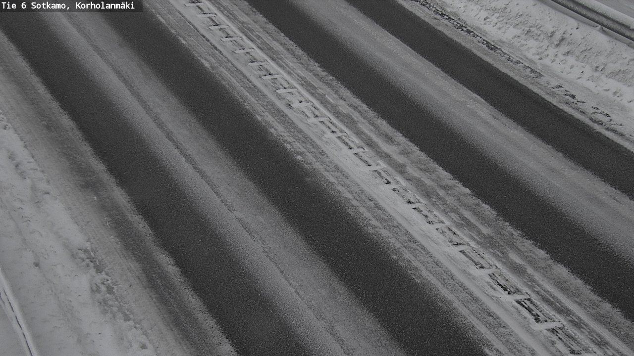 Weather Camera Image Väg 6 Sotkamo, Korholanmäki, Sotkamo, Kainuu