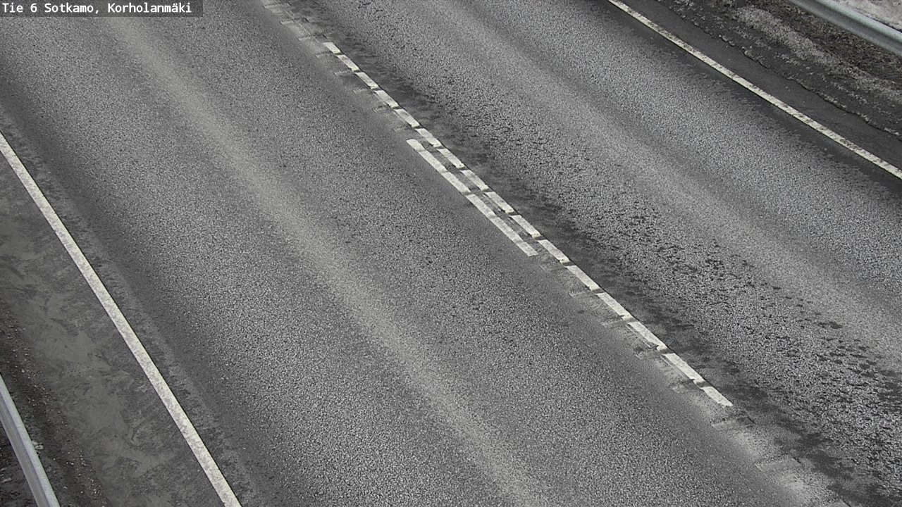 Weather Camera Image Väg 6 Sotkamo, Korholanmäki, Sotkamo, Kainuu