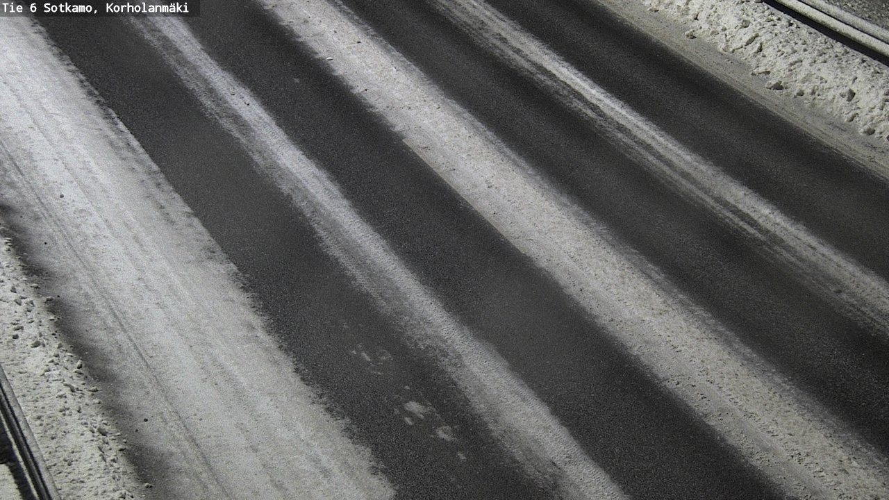 Weather Camera Image Väg 6 Sotkamo, Korholanmäki, Sotkamo, Kainuu