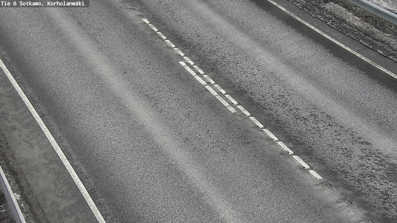 Weather Camera Image Väg 6 Sotkamo, Korholanmäki, Sotkamo, Kainuu