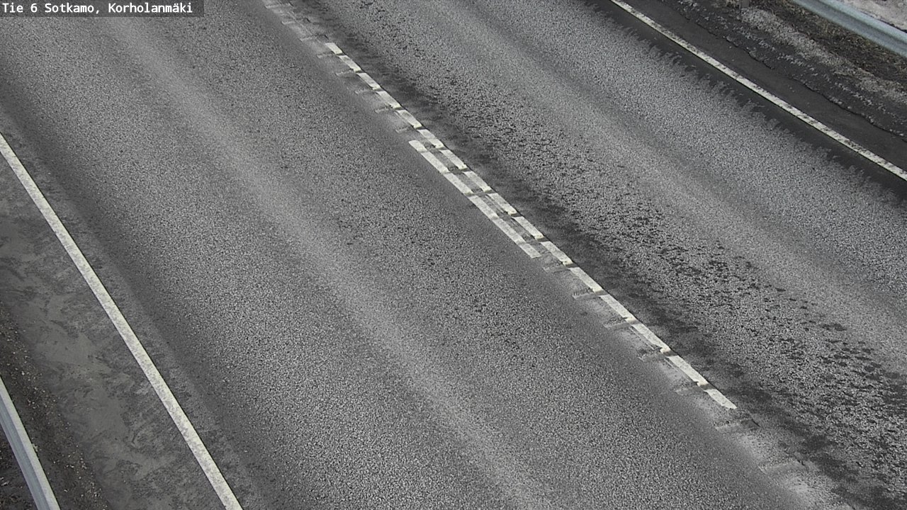 Weather Camera Image Väg 6 Sotkamo, Korholanmäki, Sotkamo, Kainuu