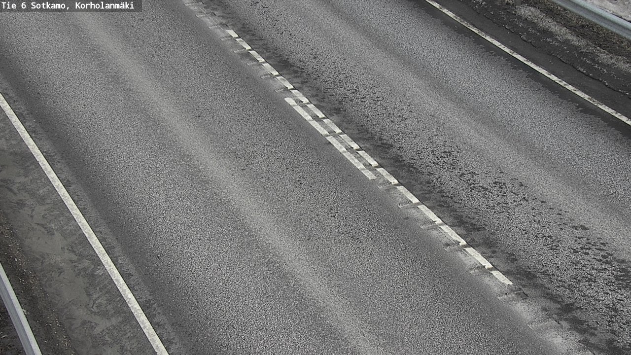 Weather Camera Image Väg 6 Sotkamo, Korholanmäki, Sotkamo, Kainuu