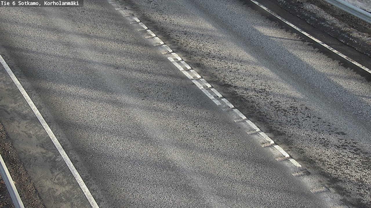 Weather Camera Image Väg 6 Sotkamo, Korholanmäki, Sotkamo, Kainuu