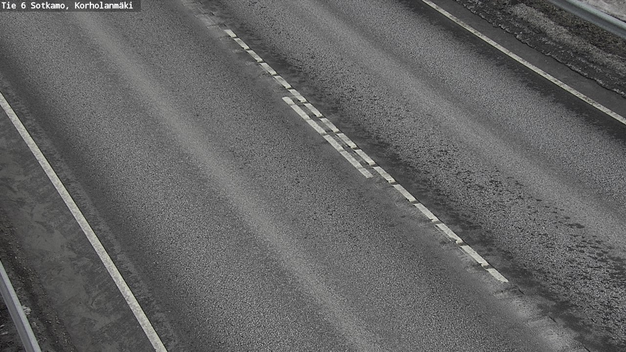 Weather Camera Image Väg 6 Sotkamo, Korholanmäki, Sotkamo, Kainuu