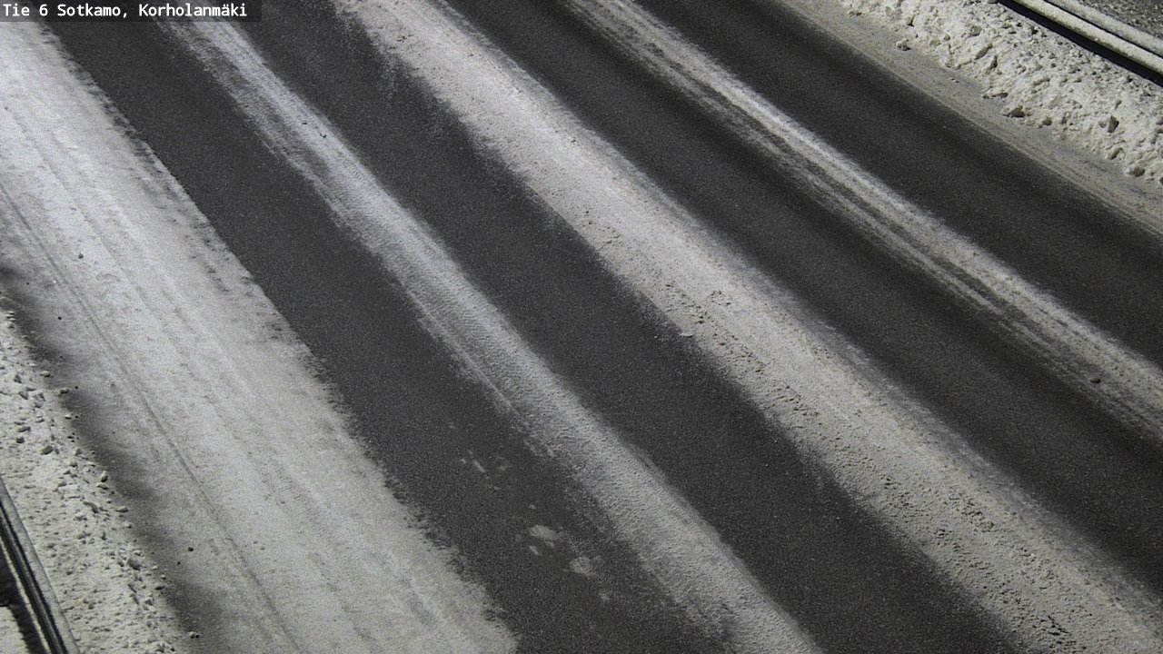 Weather Camera Image Väg 6 Sotkamo, Korholanmäki, Sotkamo, Kainuu