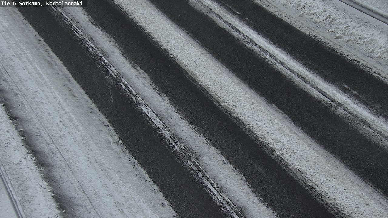 Weather Camera Image Väg 6 Sotkamo, Korholanmäki, Sotkamo, Kainuu