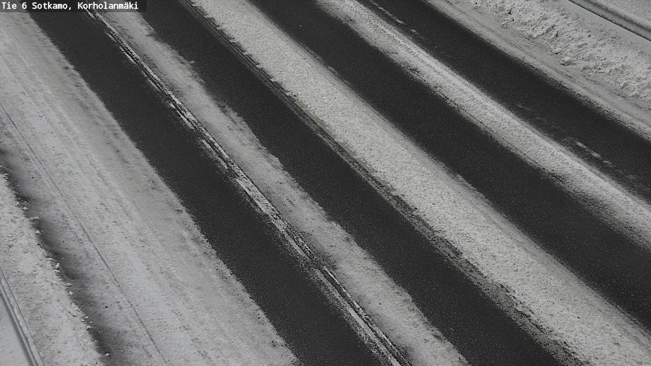 Weather Camera Image Väg 6 Sotkamo, Korholanmäki, Sotkamo, Kainuu