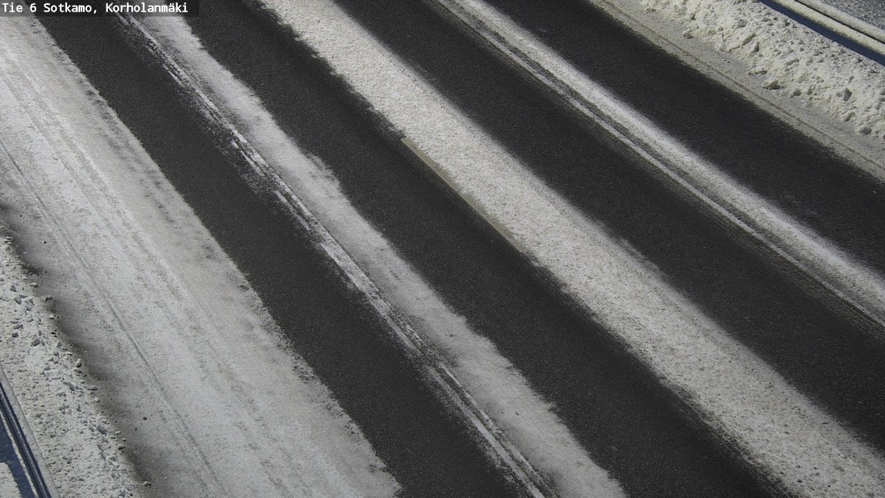 Weather Camera Image Väg 6 Sotkamo, Korholanmäki, Sotkamo, Kainuu