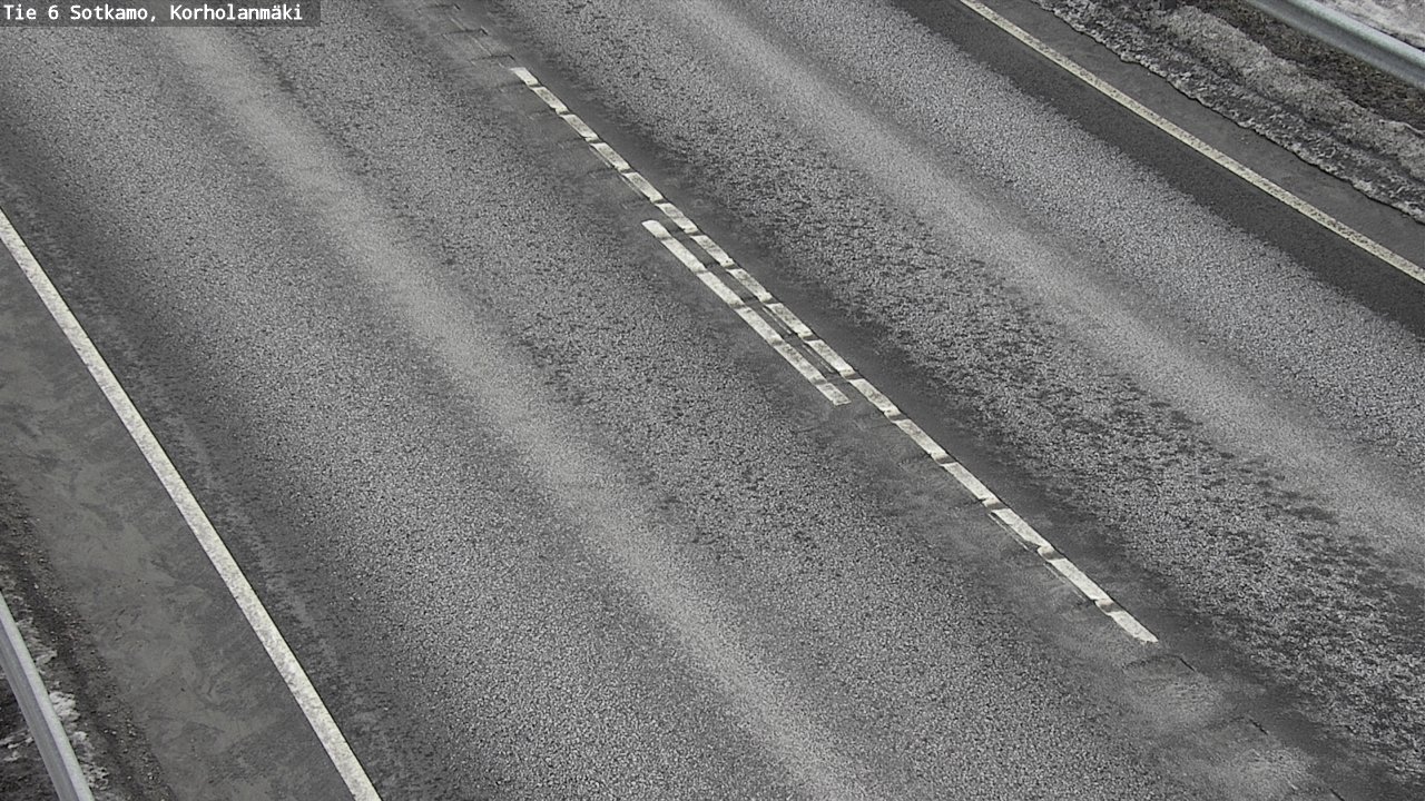 Weather Camera Image Väg 6 Sotkamo, Korholanmäki, Sotkamo, Kainuu
