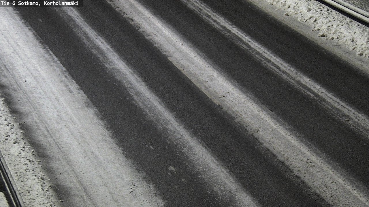 Weather Camera Image Väg 6 Sotkamo, Korholanmäki, Sotkamo, Kainuu