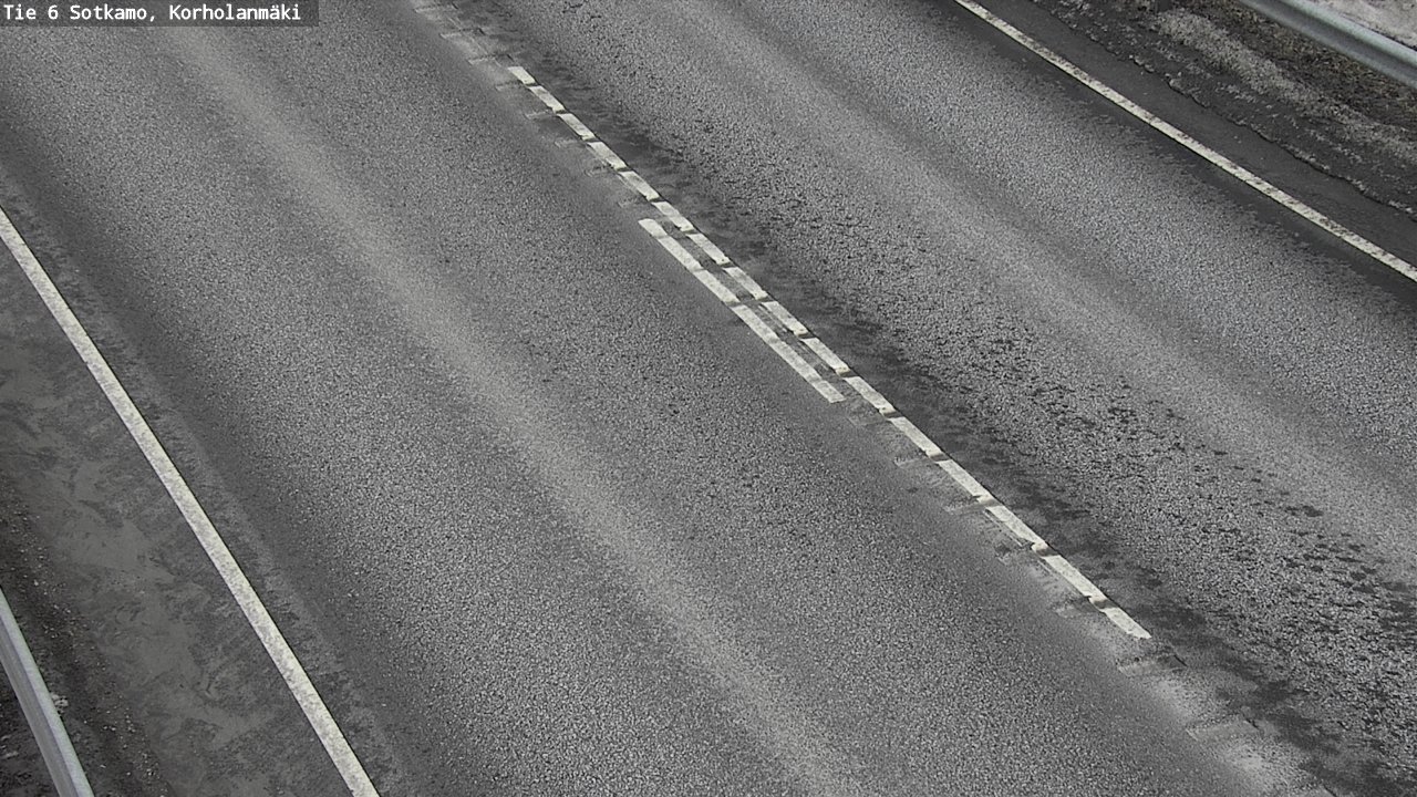 Weather Camera Image Väg 6 Sotkamo, Korholanmäki, Sotkamo, Kainuu