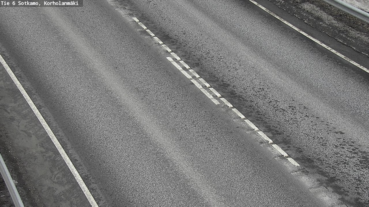 Weather Camera Image Väg 6 Sotkamo, Korholanmäki, Sotkamo, Kainuu