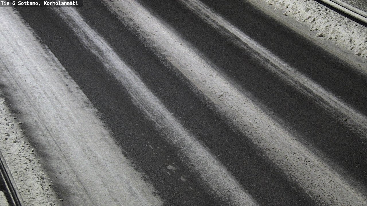 Weather Camera Image Väg 6 Sotkamo, Korholanmäki, Sotkamo, Kainuu