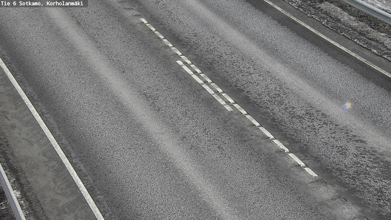Weather Camera Image Väg 6 Sotkamo, Korholanmäki, Sotkamo, Kainuu
