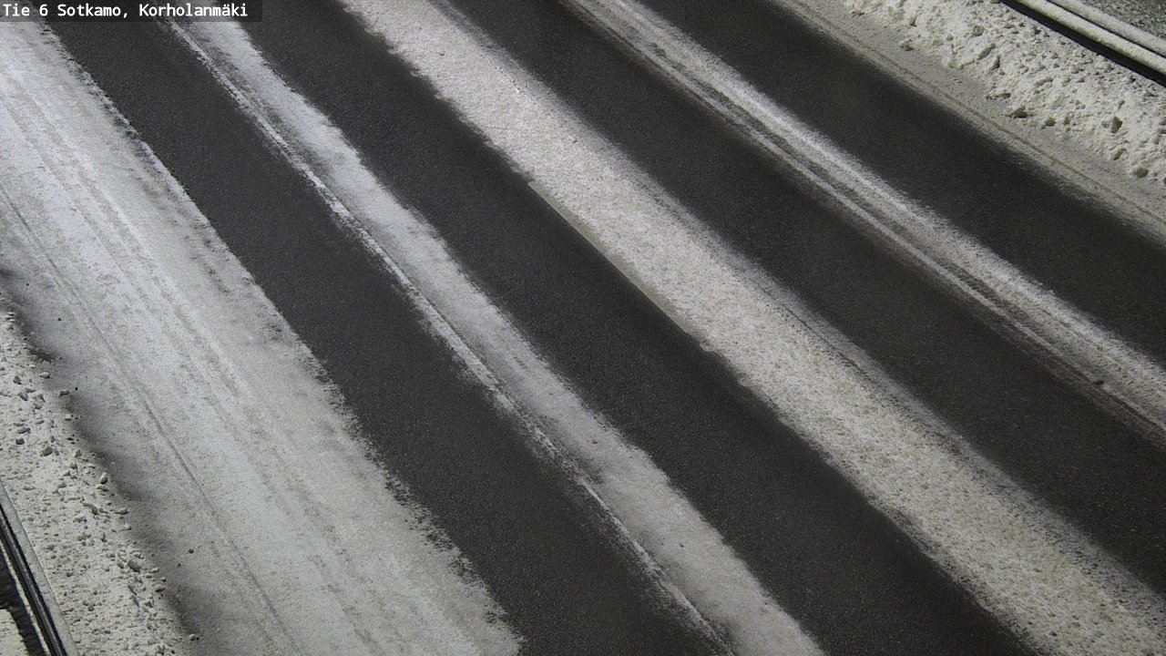 Weather Camera Image Väg 6 Sotkamo, Korholanmäki, Sotkamo, Kainuu
