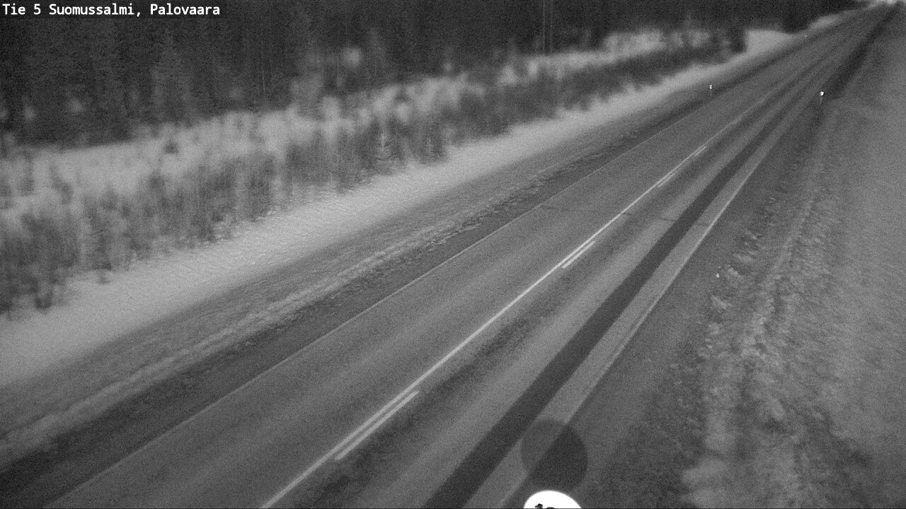 Weather Camera Image Road 5 Suomussalmi, Palovaara, Suomussalmi, Kainuu