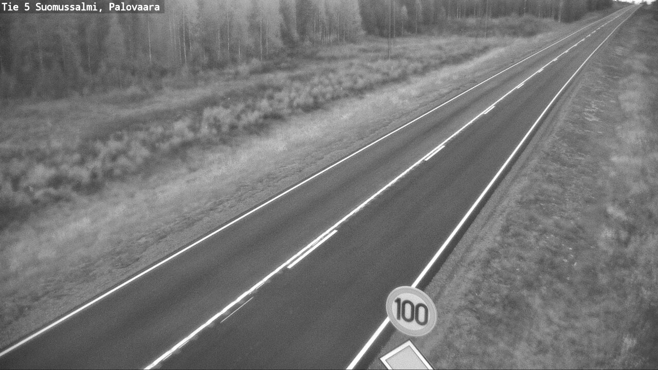Kelikamerat Kuva Tie 5 Suomussalmi, Palovaara, Suomussalmi, Kainuu