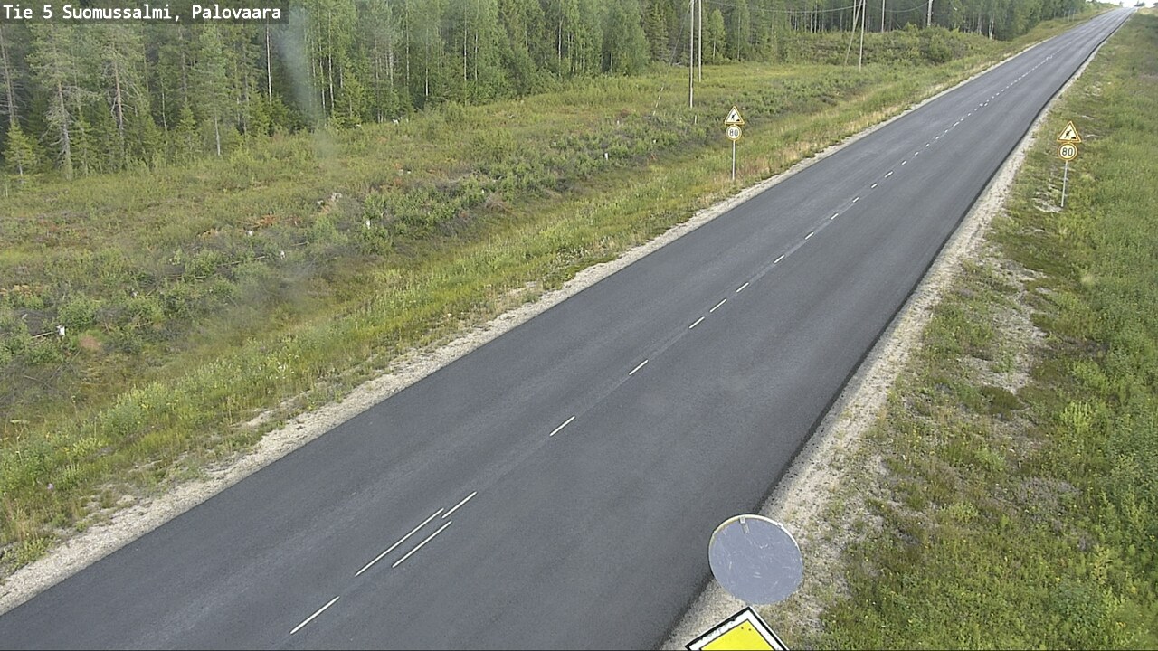 Kelikamerat Kuva Tie 5 Suomussalmi, Palovaara, Suomussalmi, Kainuu