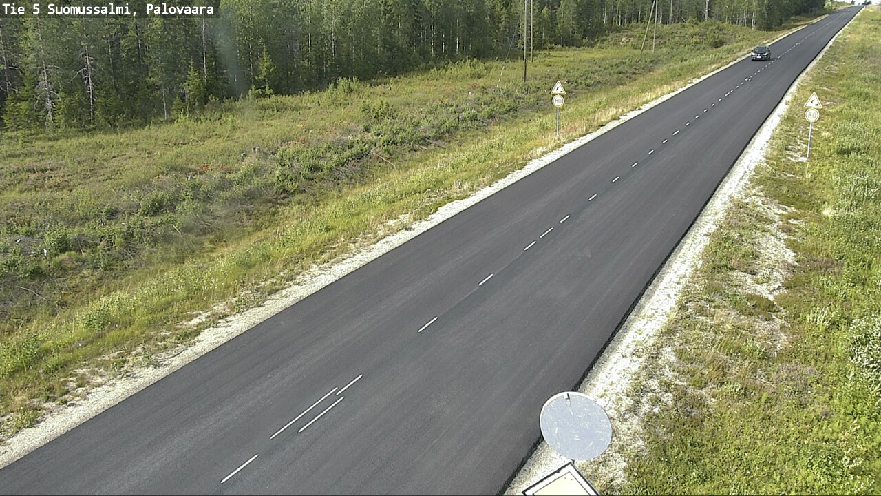 Kelikamerat Kuva Tie 5 Suomussalmi, Palovaara, Suomussalmi, Kainuu
